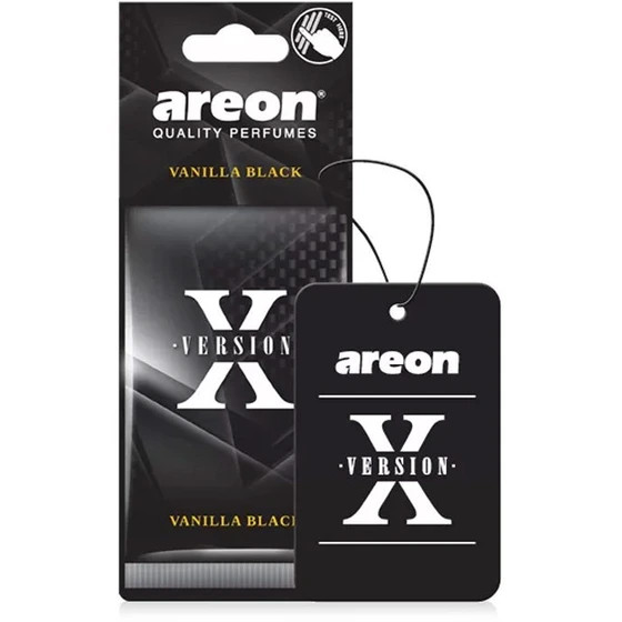 خوشبو کننده خودرو کارتی وانیل بلک آرئون ایکس ورژن Areon X version Vanilla black